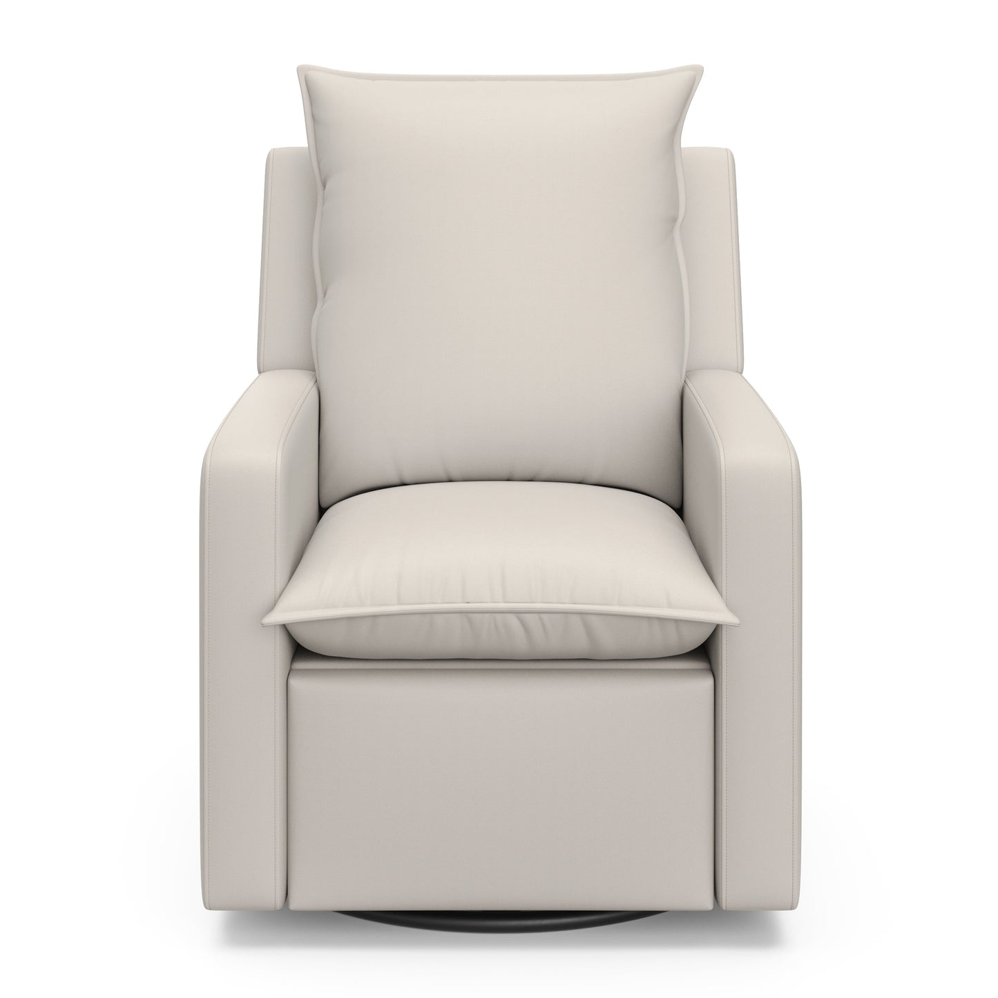 Stork Craft USA Timeless Polyurethane Recline Glider with USB in Ivory in Beige