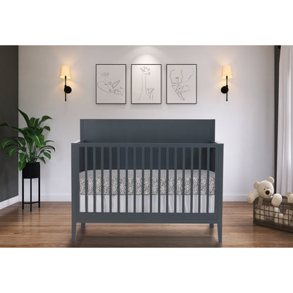Sedona 3-In-1 Convertible Crib, New Zealand Pinewood, Non-Toxic Finish, Carbon