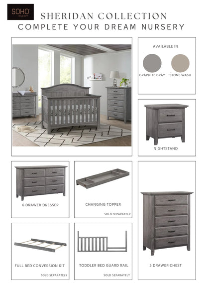 Sheridan 4-In-1 Convertible Crib