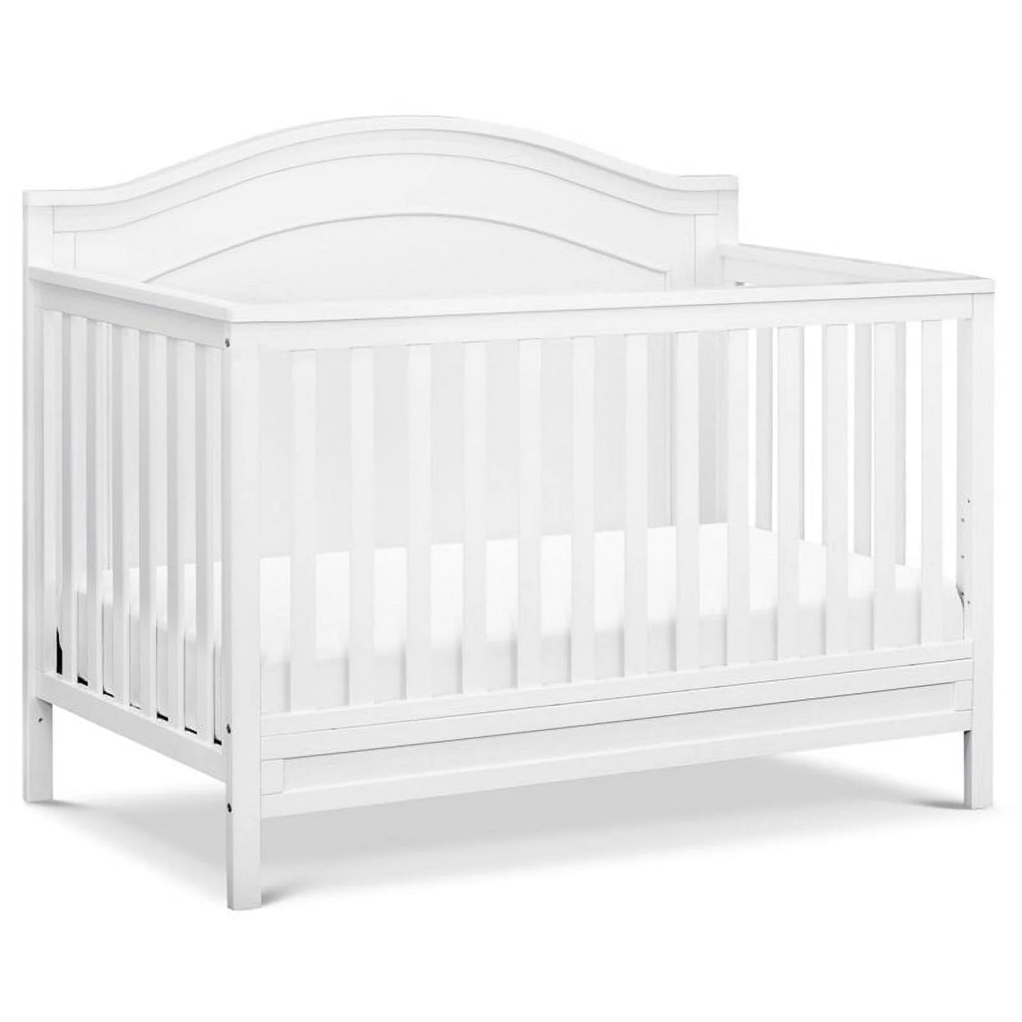 Charlie 4-In-1 Convertible Crib, Greenguard Gold Certified, Ebony