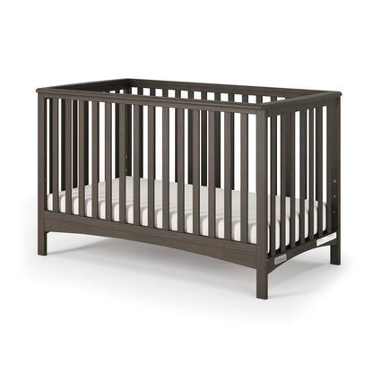 London 4-In-1 Convertible Crib, Euro Arch Design, 3 Mattress Heights, Dapper Gray