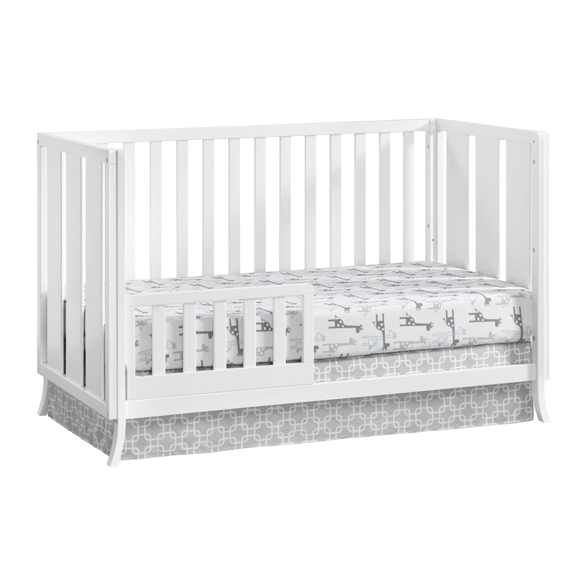 Arlie 4 in 1 Convertible Island Crib White