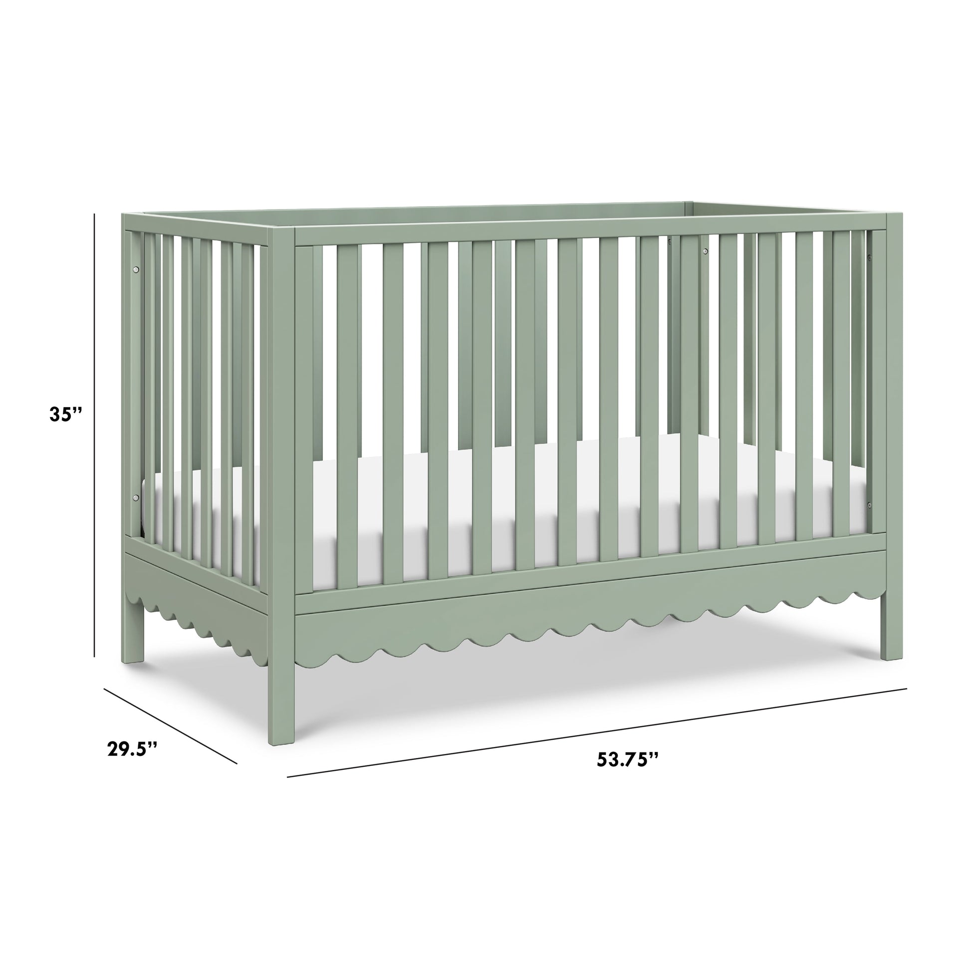 Sammy Scallop 4 in 1 Convertible Crib