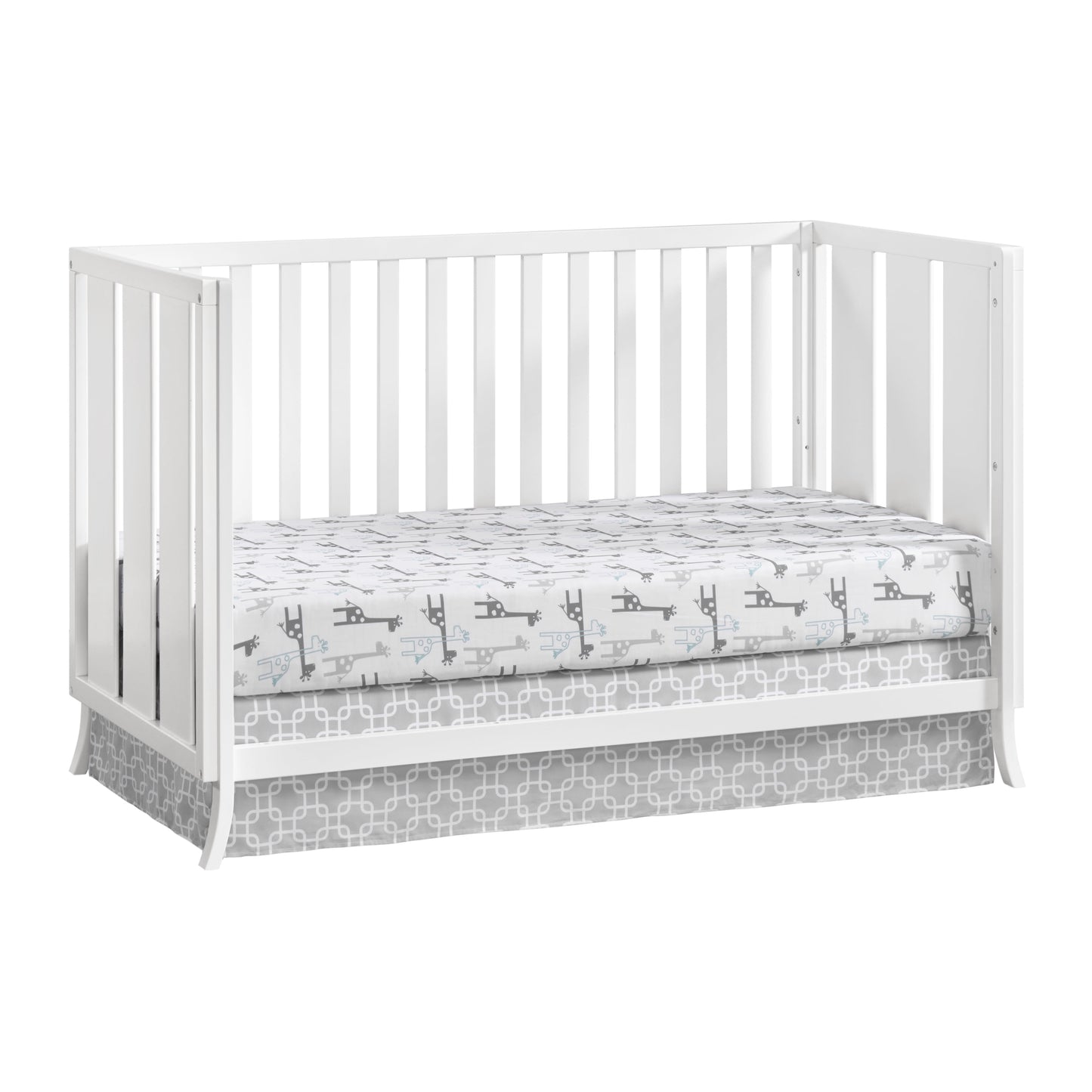 Arlie 4 in 1 Convertible Island Crib White