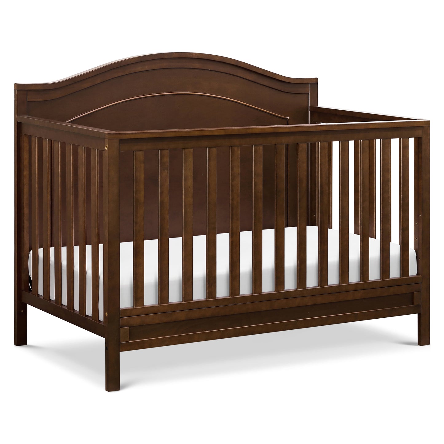 Charlie 4-In-1 Convertible Crib, Greenguard Gold Certified, Ebony