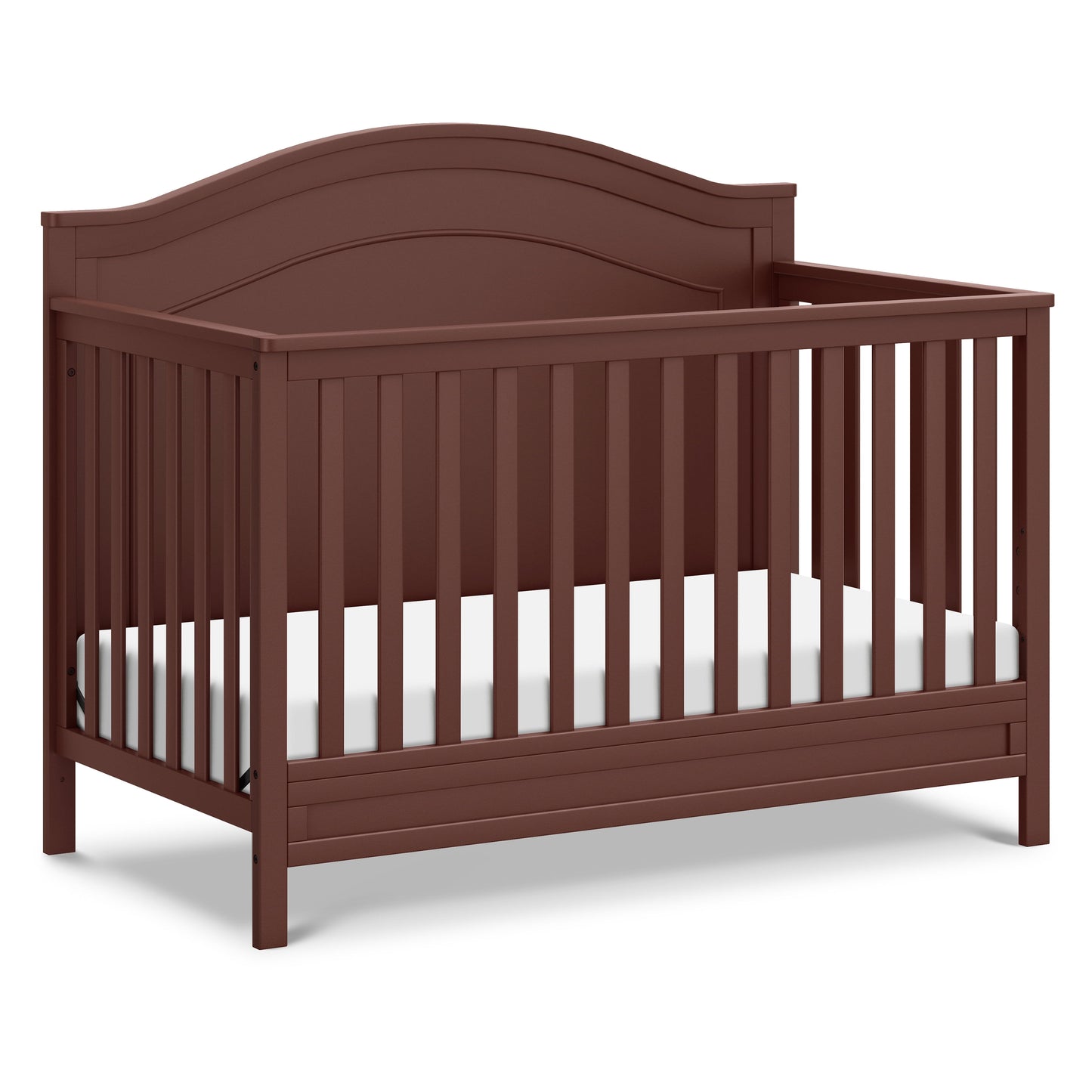 Charlie 4-In-1 Convertible Crib, Greenguard Gold Certified, Ebony