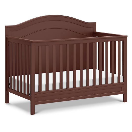 Charlie 4-In-1 Convertible Crib, Greenguard Gold Certified, Ebony