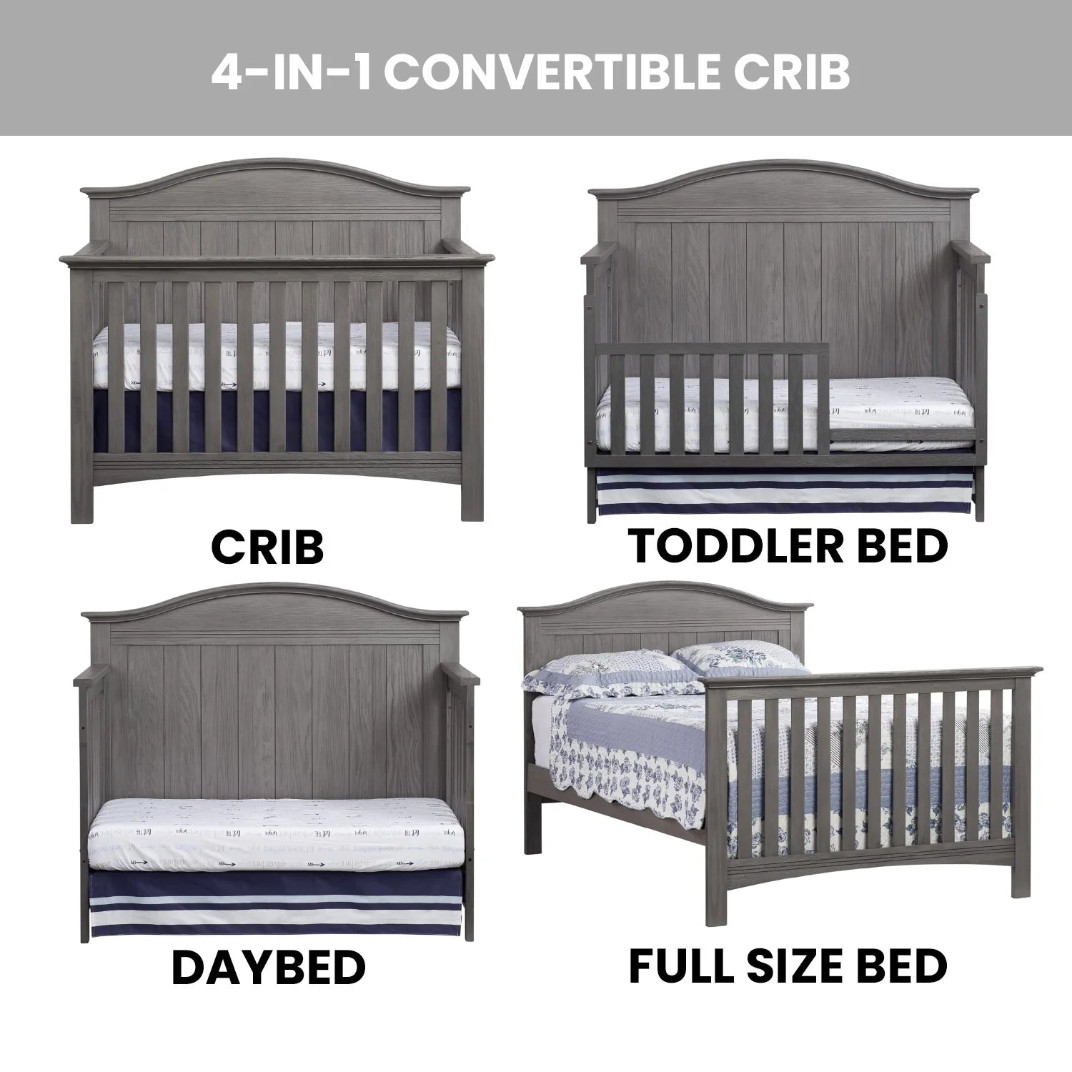 Sheridan 4-In-1 Convertible Crib