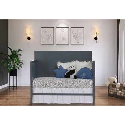 Sedona 3-In-1 Convertible Crib, New Zealand Pinewood, Non-Toxic Finish, Carbon