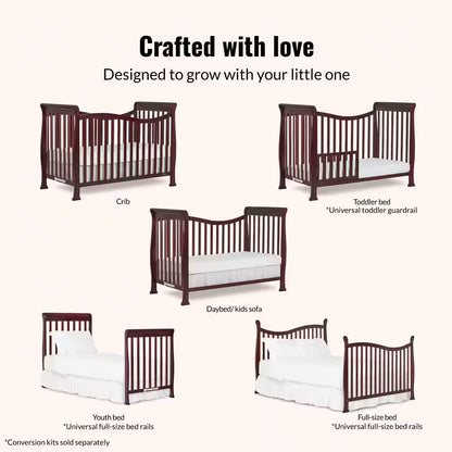 Violet Espresso 7 in 1-Convertible Lifestyle Crib
