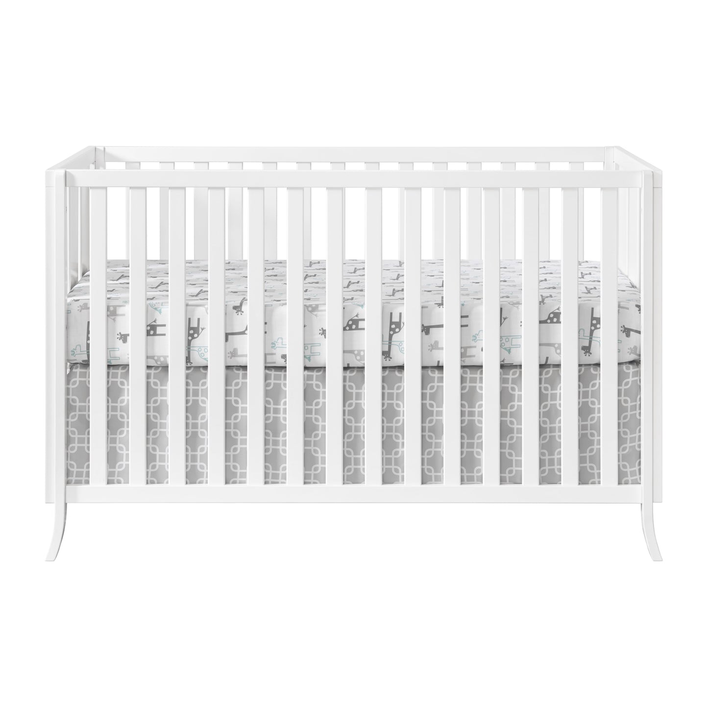 Arlie 4 in 1 Convertible Island Crib White