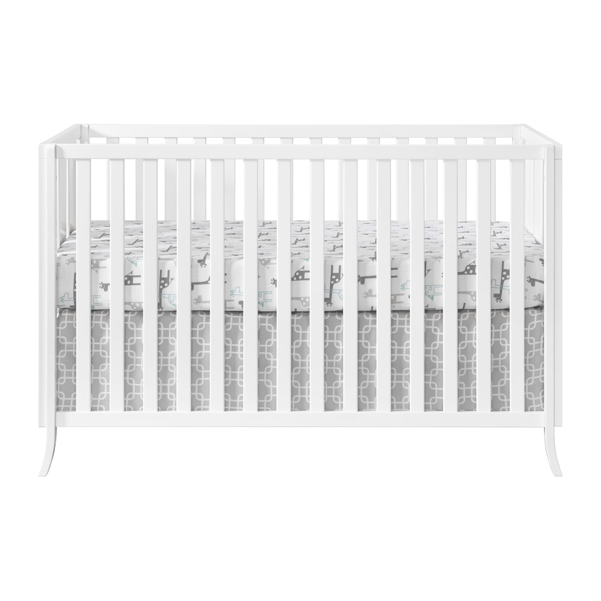 Arlie 4 in 1 Convertible Island Crib White