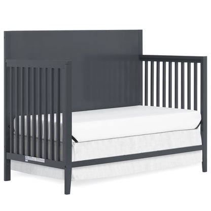Sedona 3-In-1 Convertible Crib, New Zealand Pinewood, Non-Toxic Finish, Carbon