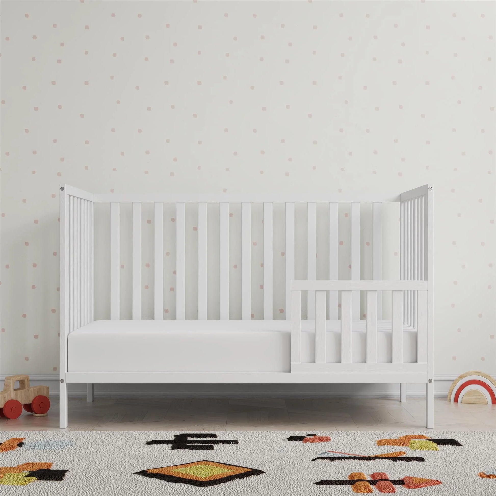 Ivey 3-In-1 Convertible Crib, Nursery Furniture, White